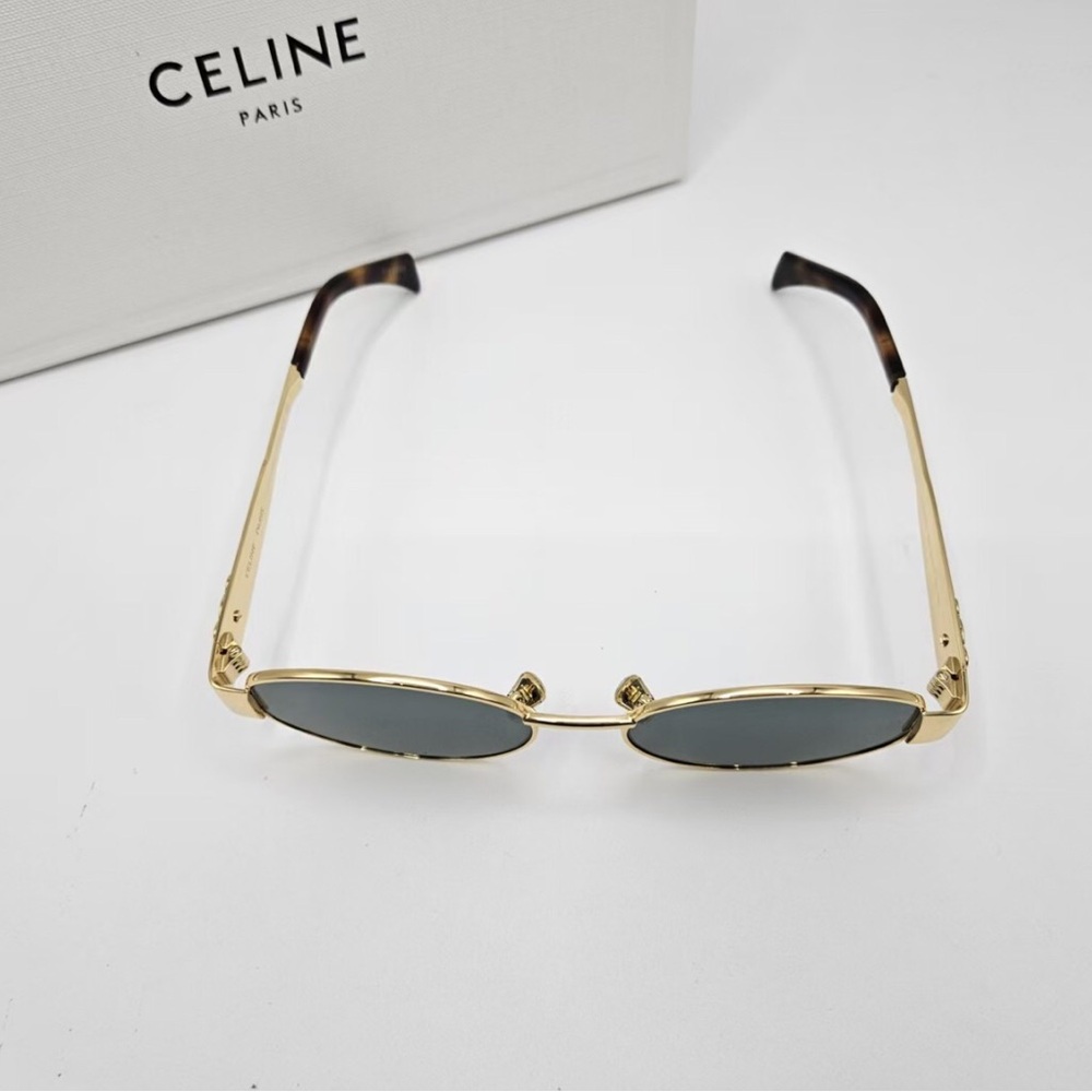 Celine black and gold contrast sunglasses high-end texture - Picture 6 of 7